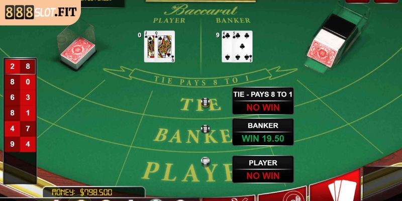 Chiến thuật chơi Baccarat 888SLOT