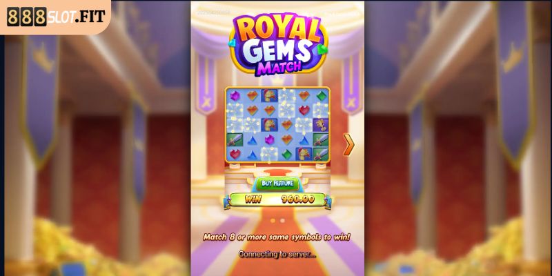 Khám phá sự hấp dẫn của Royal Gems Match 888SLOT

