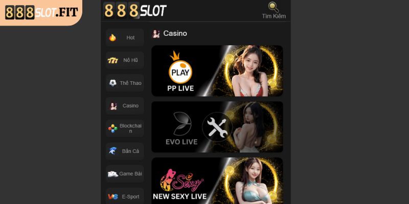 Tổng quan về sảnh EVO 888SLOT