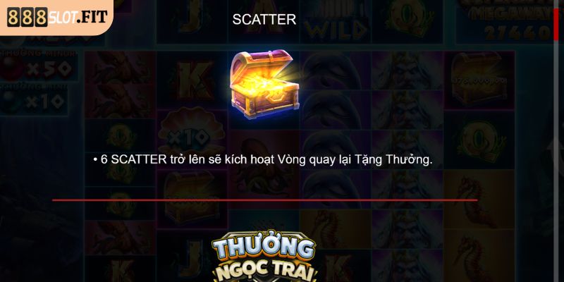 Vòng quay Free trong Treasure Of Atlantis 888SLOT